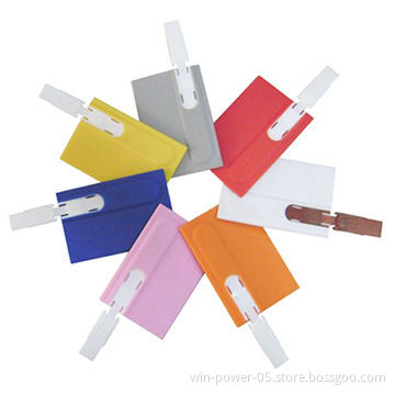 Card-shaped USB Flash Drive, Credit Memory Card with Full Color Print to One or Both Sides